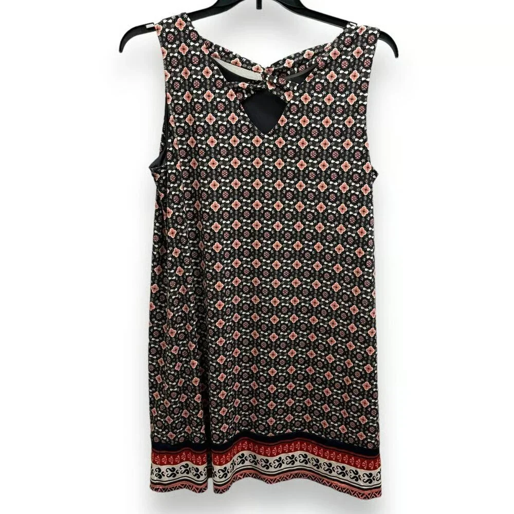 Magnolia Grace Women’s Size XL Multi Color Floral Stretch A-line Dress - Picture 2 of 8